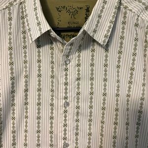 PRANA Long Sleeved Snap Western Shirt XL